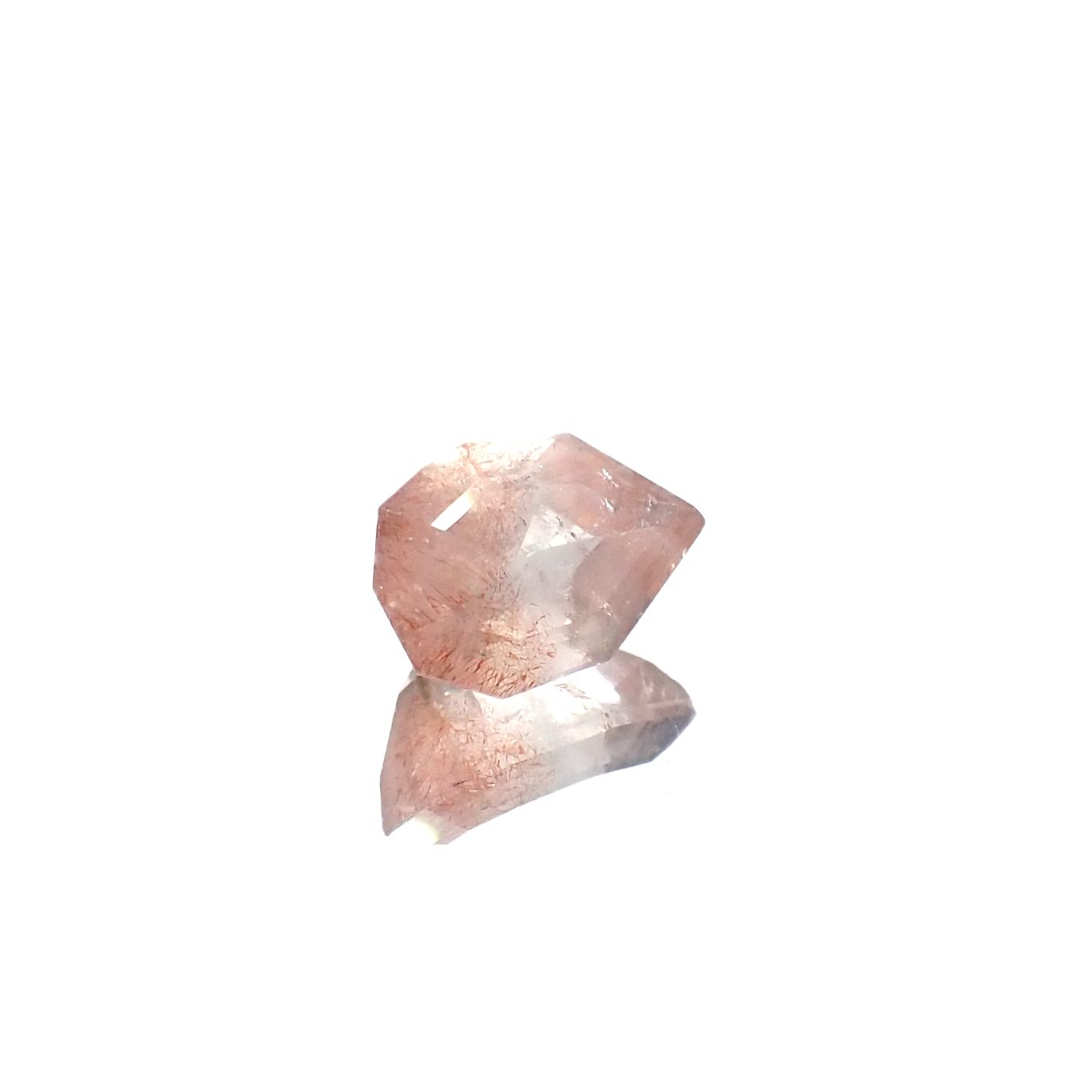 ◇カスタムカット◇ストロベリークォーツ カザフスタン産 2.21ct[240125497]10.1x7mm前後