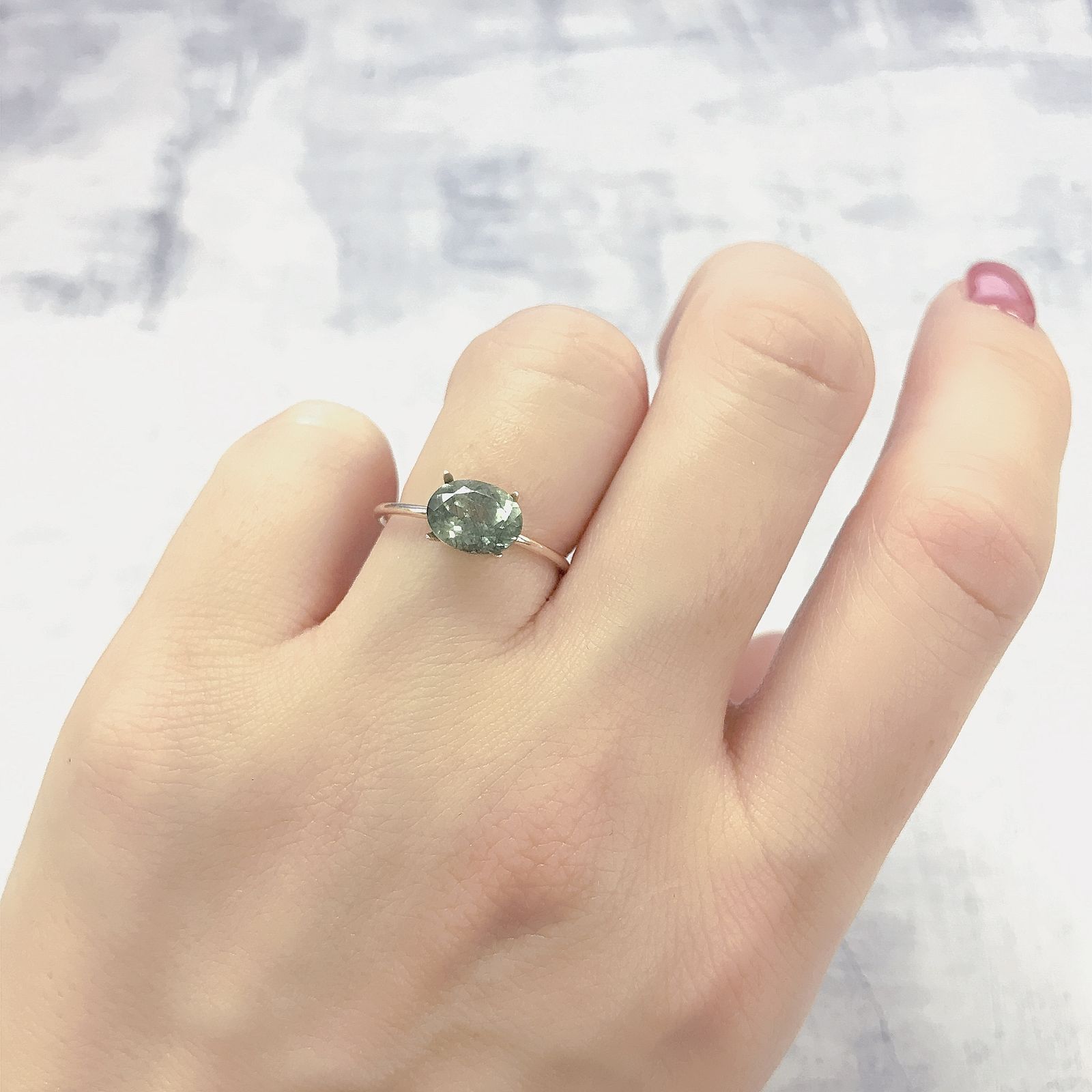 ルドウィジャイトインペリドット パキスタン産 1.58ct[220114224]8x6.1mm前後