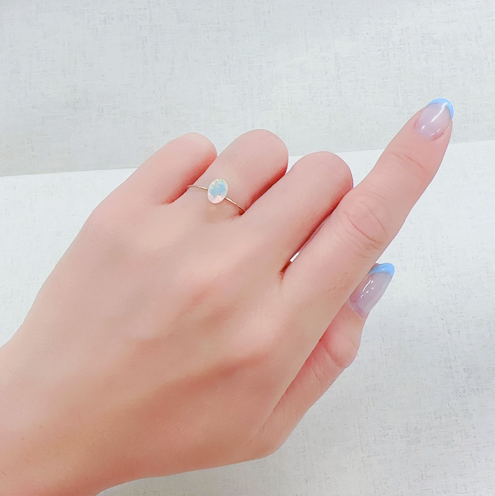 エチオピアオパール エチオピア産 0.45ct[230522193]6.7x4.9mm前後