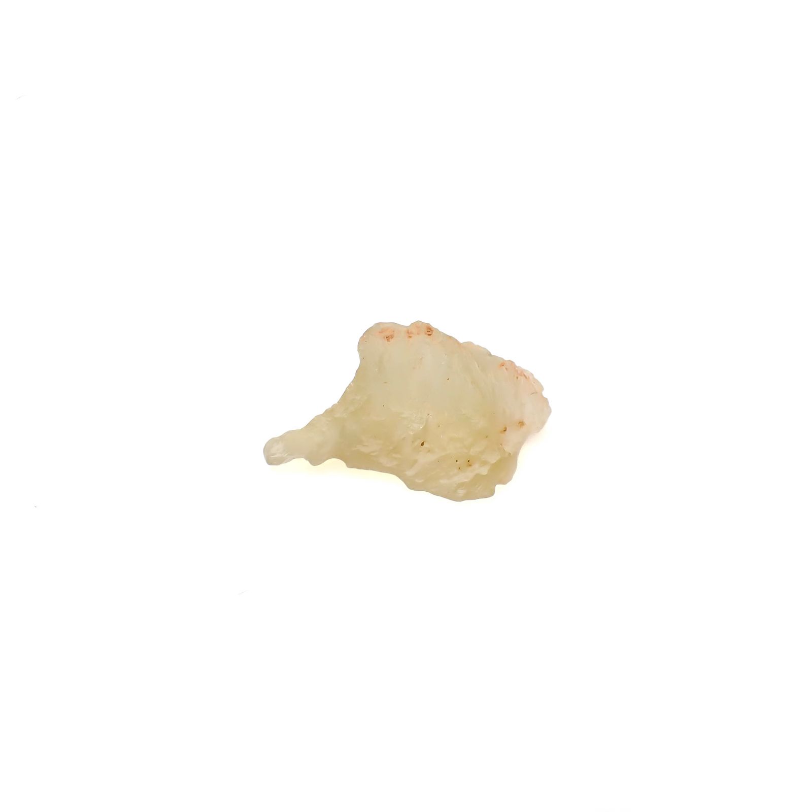 リビアングラス 原石 発見地：エジプト・リビア砂漠 16.85ct [241029282]26.5x18.7mm前後