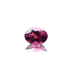 ロードライトガーネット(宝石名ガーネット)ブラジル産 0.64ct 識別済[250530371]6x4.5mm前後