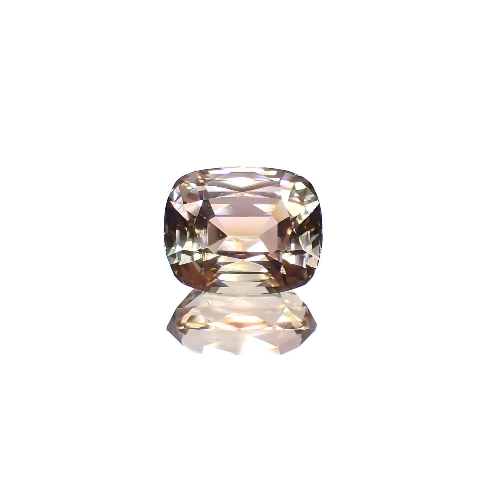 バイカラートルマリン(宝石名トルマリン)ルワンダ産 1.74ct 識別済[221119007]7.8x6.4mm前後