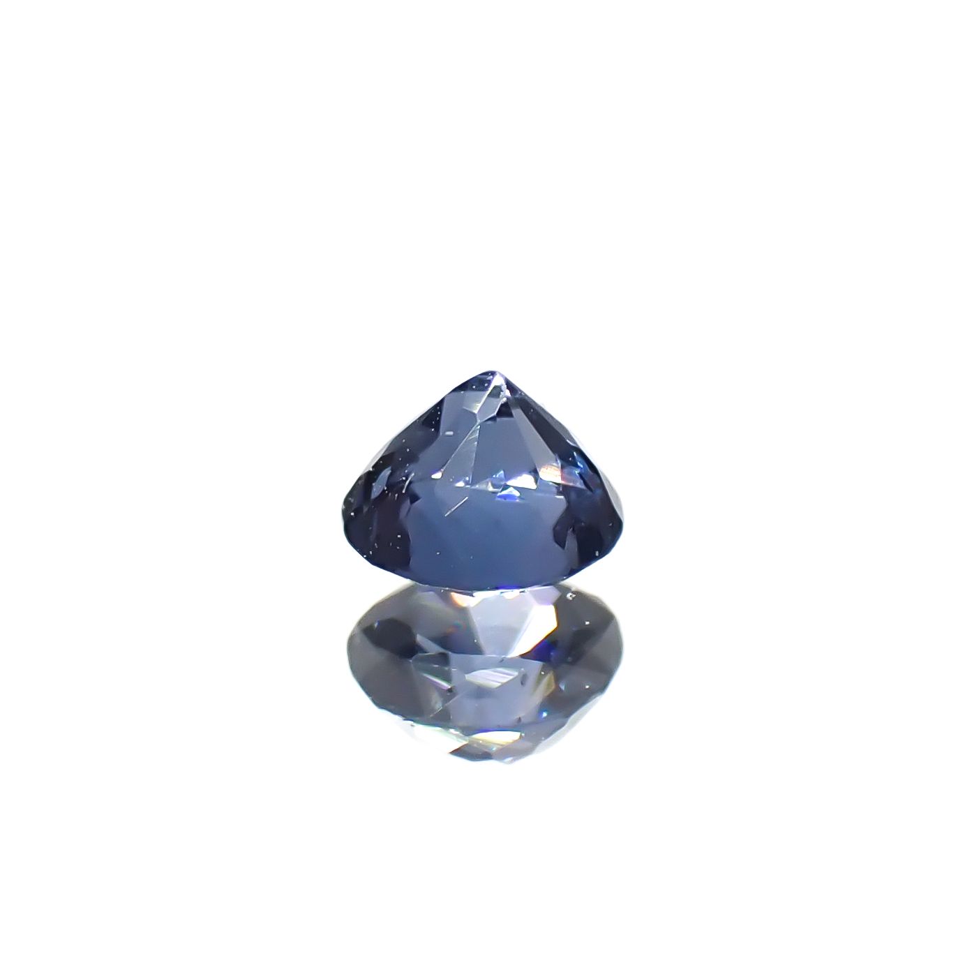 コバルトブルースピネル(宝石名ブルー・スピネル)タンザニア産 0.243ct ソ付(日独)[240928996]3.63x3.68mm前後