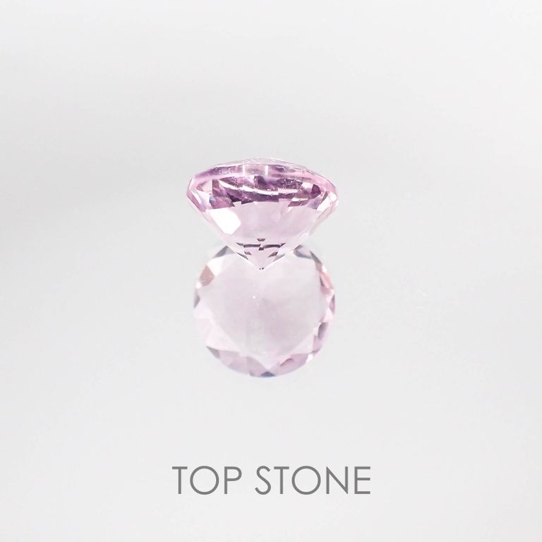 ピンクフローライト 宝石名ピンク フルオライト ブラジル産 4 10ct 識別済 10 10mm前後 Top Stone トップストーン