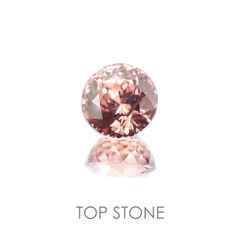 オレンジジルコン(宝石名ジルコン) スリランカ/カンボジア産 2.59ct 識別済[20128041]7×7mm前後