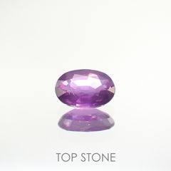 バイカラーサファイア(宝石名バイカラー・サファイア) マダガスカル/タンザニア産 0.81ct 識別済[210812483]6.8×4.6mm前後
