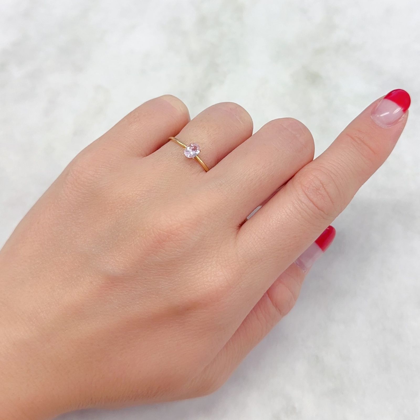 モルガナイト モザンビーク産 0.28ct[230923354]5.1x4mm前後