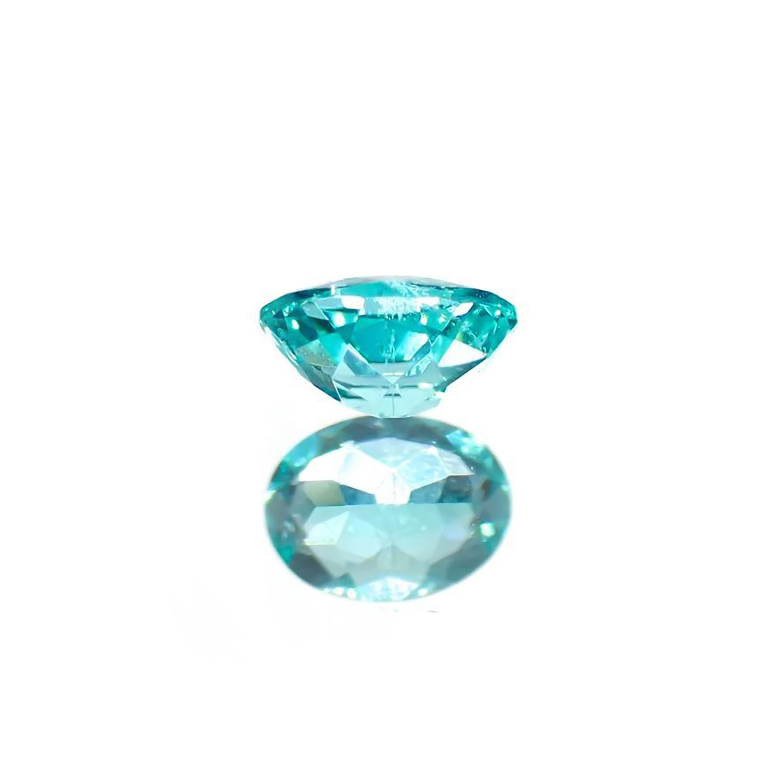 パライバトルマリン(宝石名トルマリン/別名パライバ・トルマリン)ブラジル産 識別済 0.084ct / 3.2x2.4mm前後 [221018773]