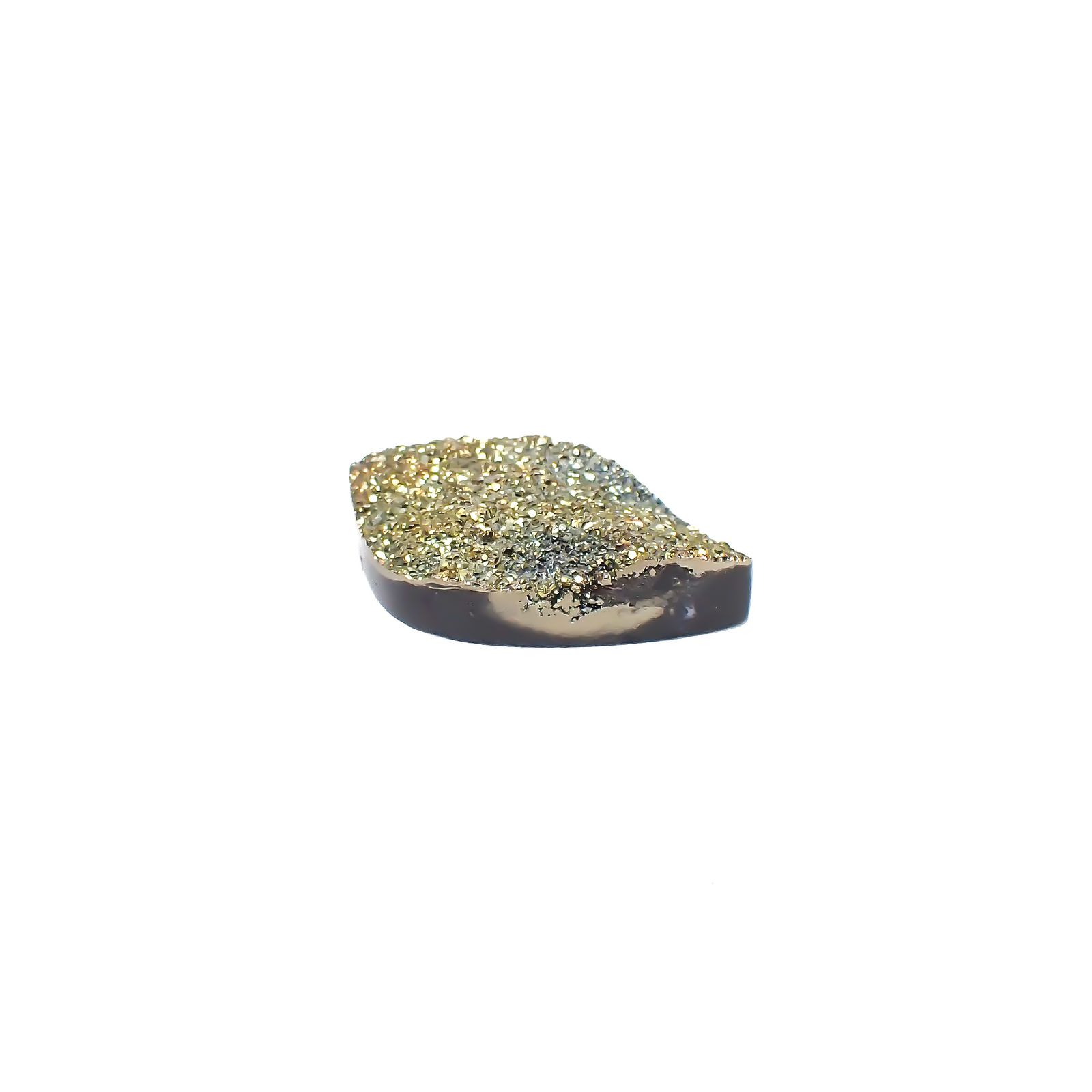 ◇フリーフォーム◇レインボーパイライト 原石 ロシア産 24.20ct[240326431]28.6x15.6mm前後