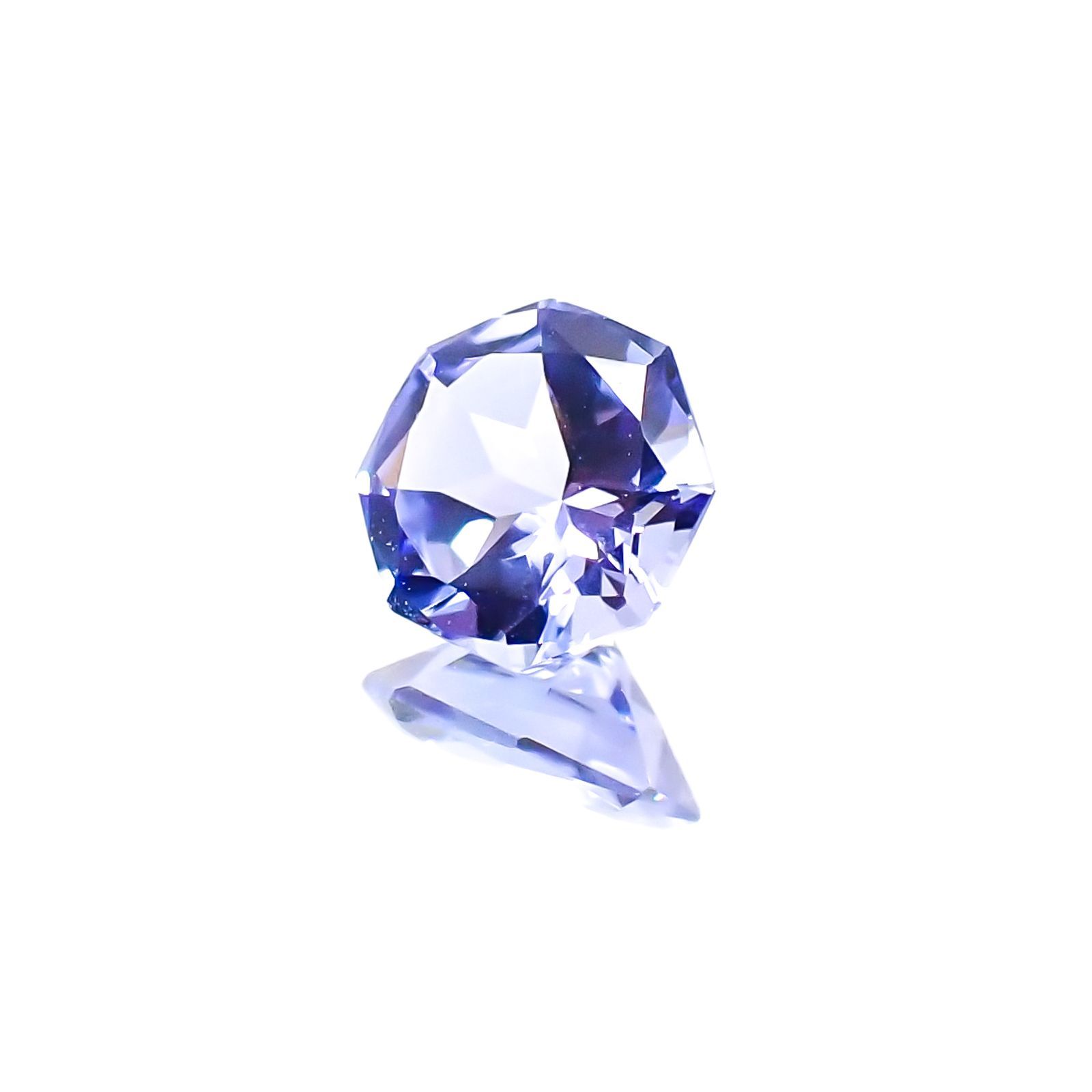 ◇オクタゴンカット◇タンザナイトSA(宝石名タンザナイト)タンザニア産 0.44ct 識別済[230723014]5x4.9mm前後