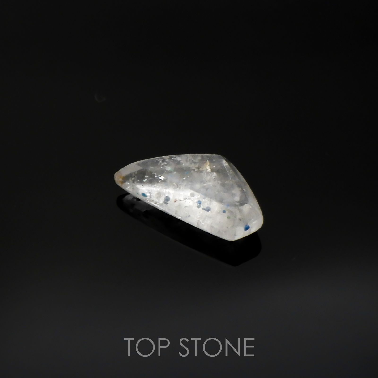 ◇カスタムカット◇パライバクォーツ ブラジル産 4.54ct[220616619]16.8x9.1mm前後