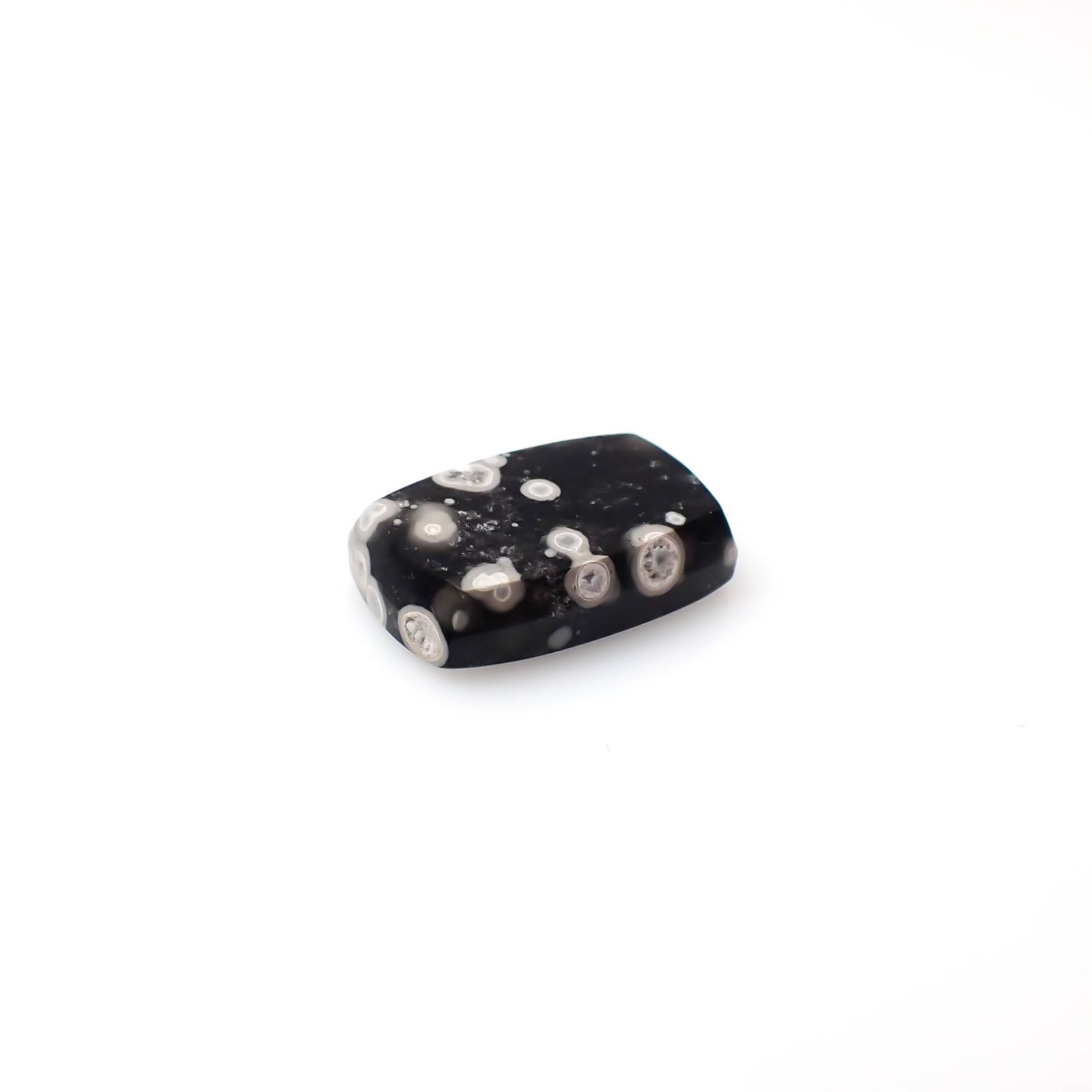 コスミックオブシディアン イタリア産 6.67ct[240427070]16.1x10.4mm前後