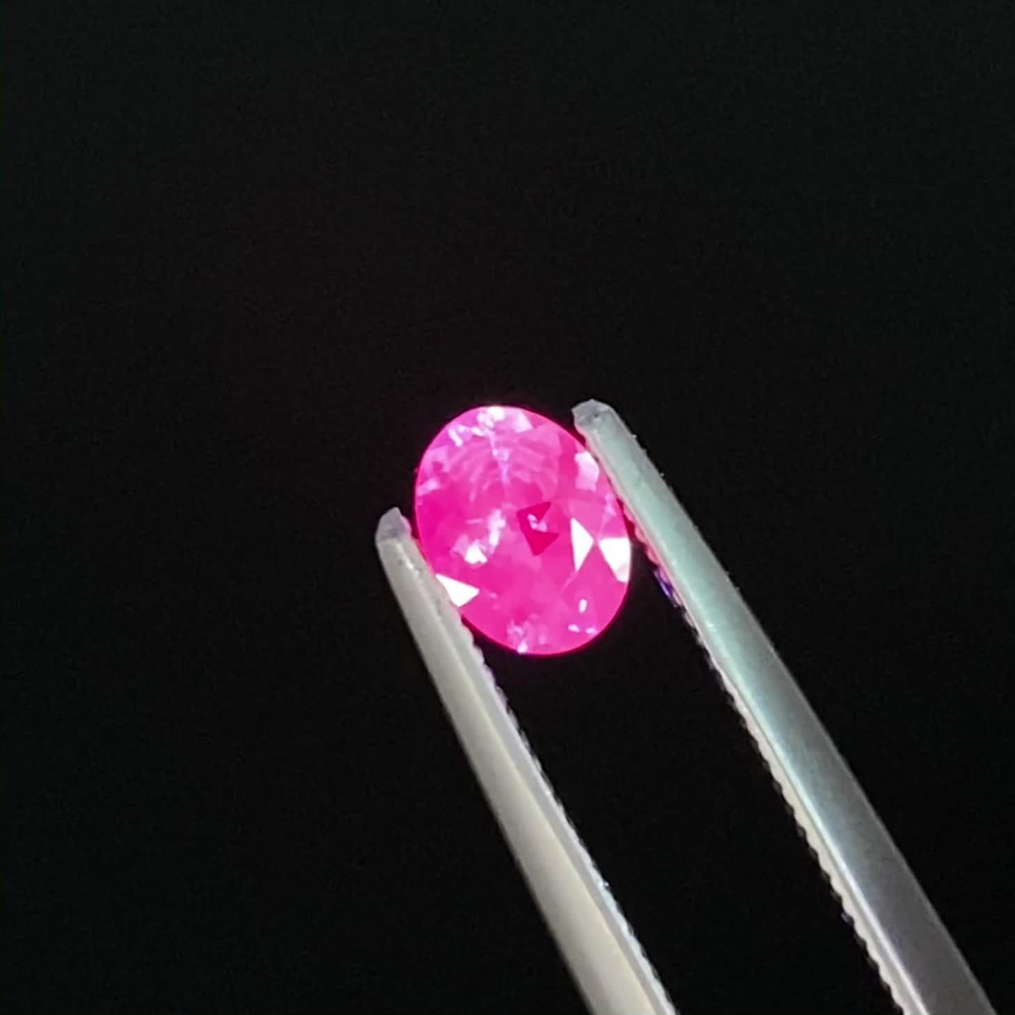 ピンクサファイア ビルマ/モザンビーク産 0.36ct[240929062]5.2