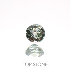 グリーンクリソベリル(宝石名クリソベリル)スリランカ/マダガスカル産 0.22ct 識別済[220114466]3.2x3.2mm前後