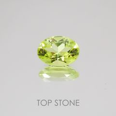 パロットクリソベリル インド産 ルース 1.07ct[19111471]7.5×5.5mm前後