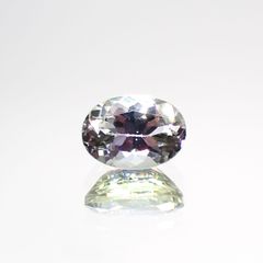 バイカラータンザナイト(宝石名バイカラー・ゾイサイト) タンザニア産 1.09ct 識別済[210912648]7.3×5.2mm前後