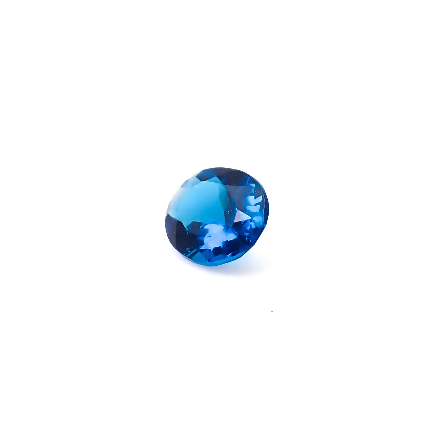 ディープブルーアパタイト マダガスカル産 0.33ct / 4.9x4mm前後 [260732603]