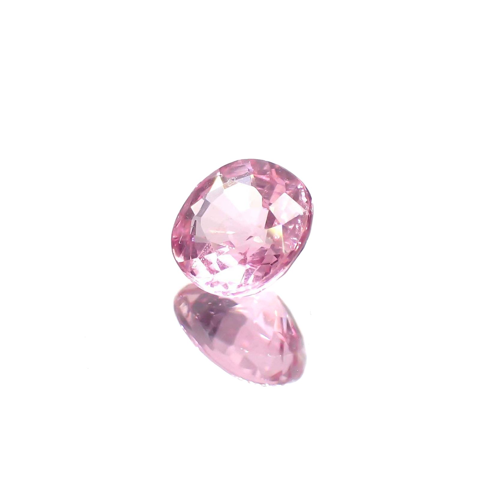 ピンクスピネル(宝石名ピンク・スピネル)タンザニア産 識別済 1.19ct / 6.8x6.4mm前後 [260222568]