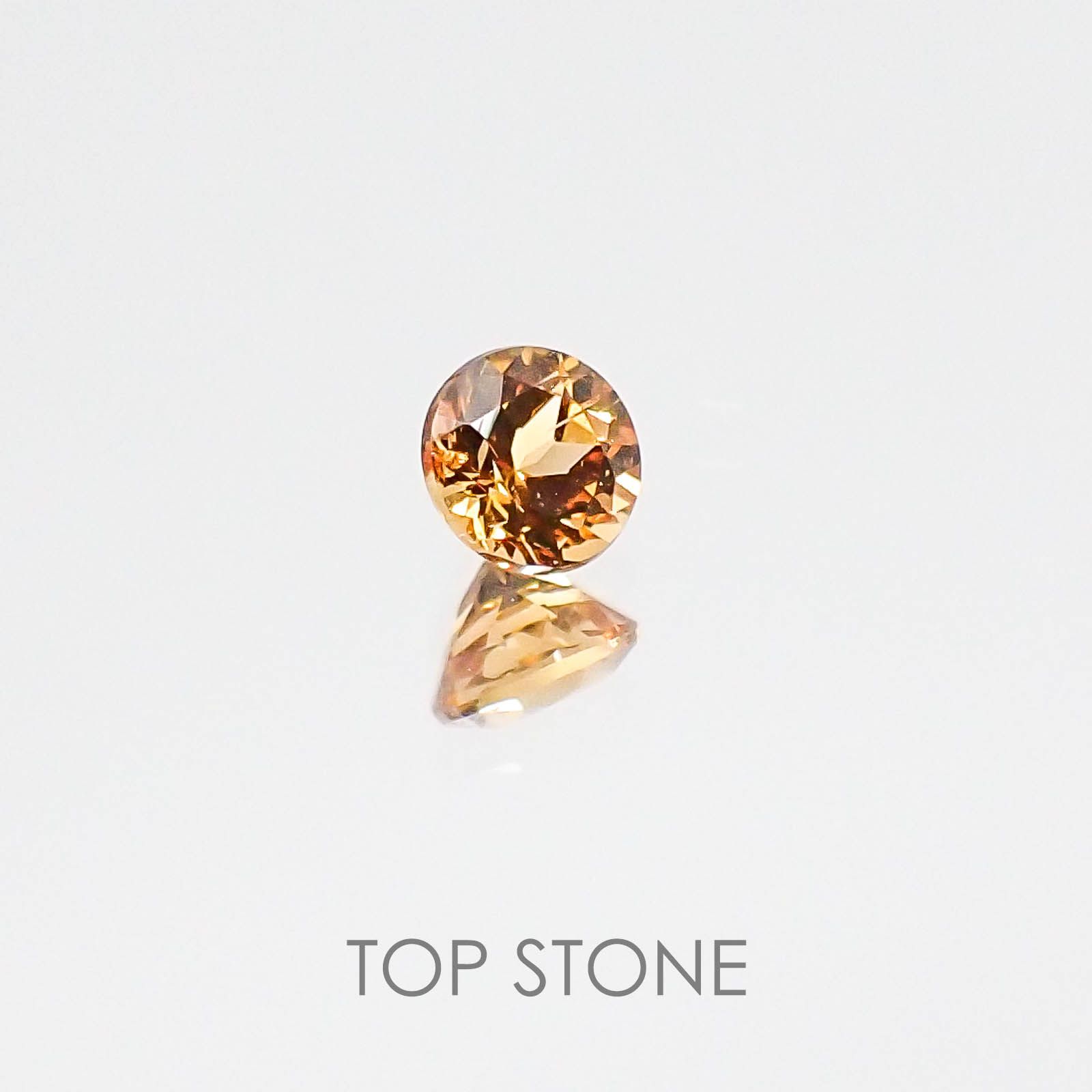 スペサルティンガーネット マンダリンオレンジカラー ケニア産 ルース 0.16ct[20084392]3.1×3.1mm前後