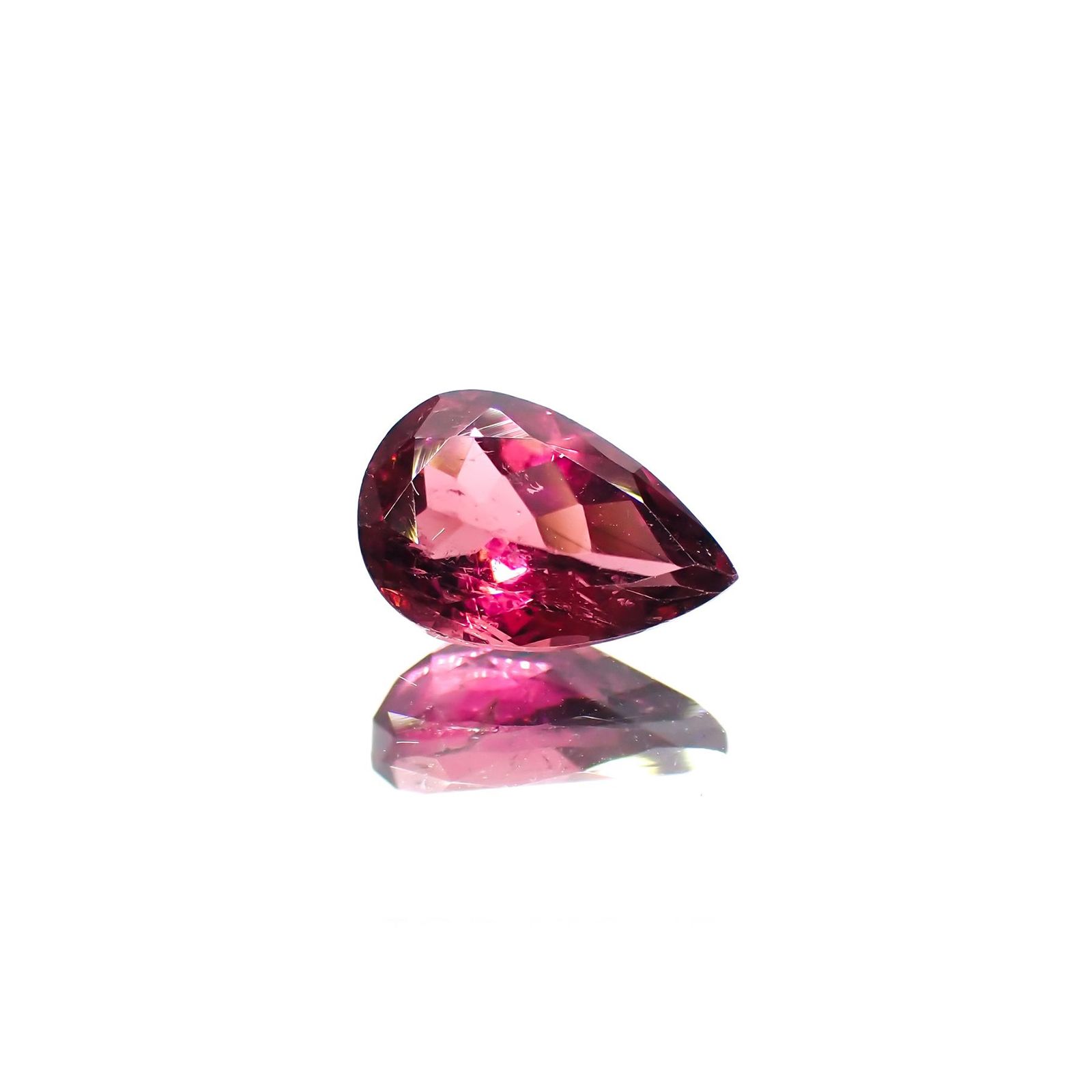 パープルトルマリン(宝石名パープル・トルマリン) ブラジル産 識別済 1.41ct / 9x6.1mm前後 [260313576]