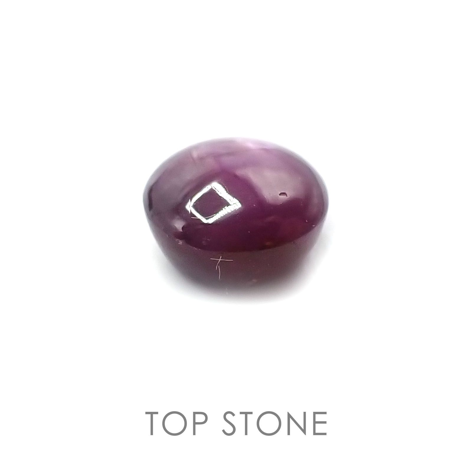 スタールビー インド産 ルース 1.54ct[20084894]6×6mm前後