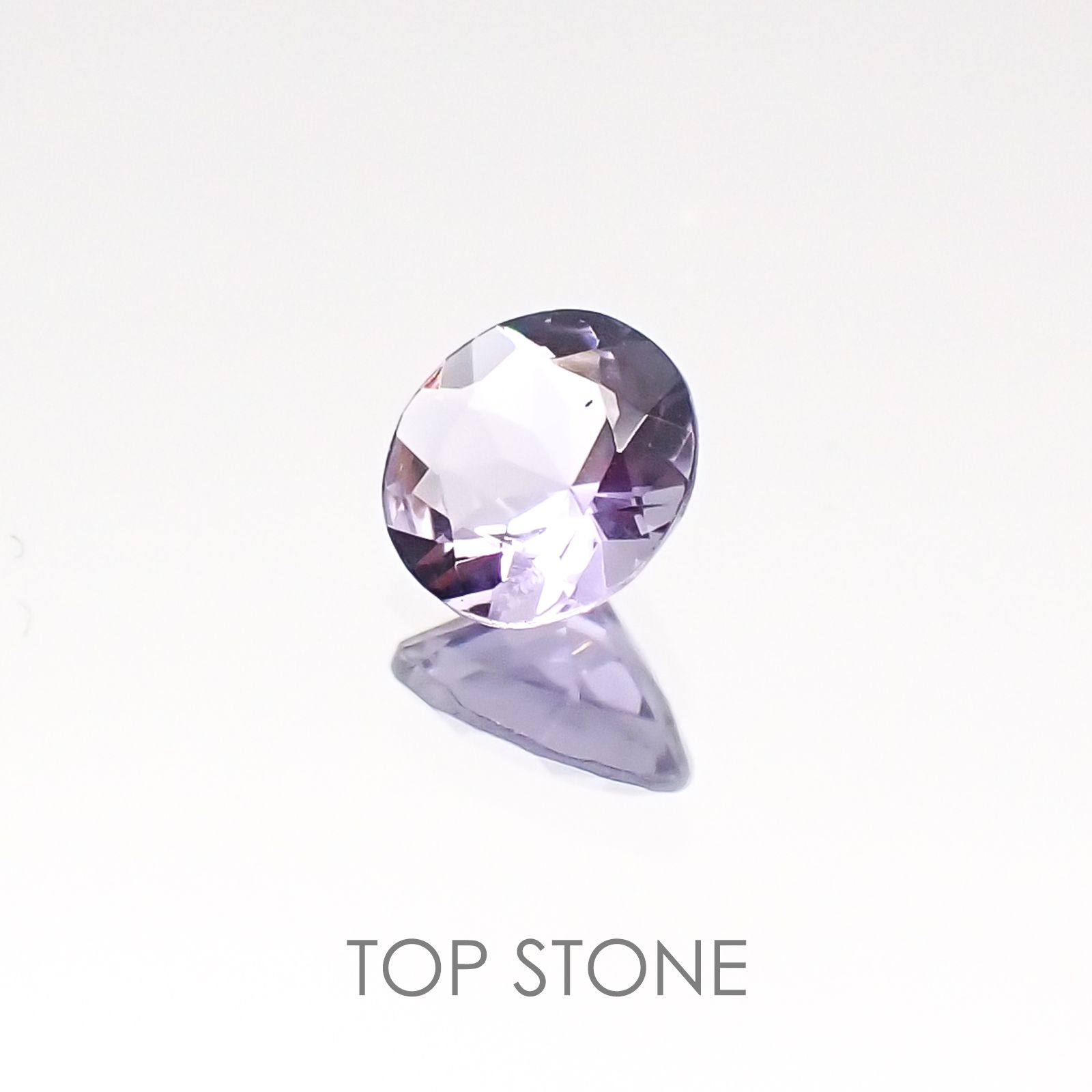 ラベンダースピネル スリランカ産 ルース 0.18ct[20117682]4×4mm前後