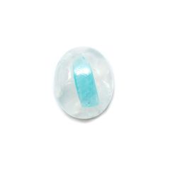 パライバトルマリンインクォーツ(宝石名トルマリンインクォーツ/別名パライバ・トルマリンインクォーツ) ブラジル産 3.318ct ソ付(宝貴協)[210310309]11.0×9.0mm前後