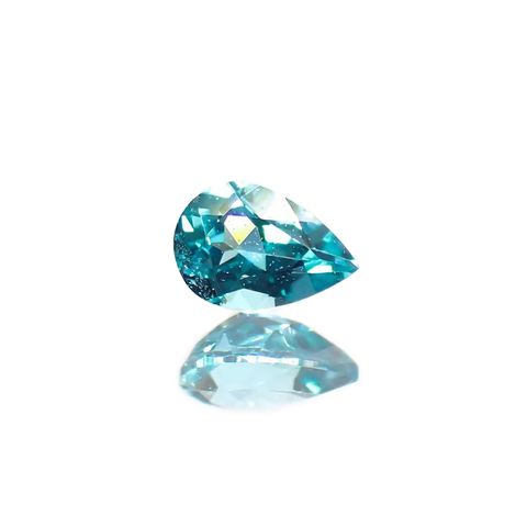 パライバトルマリン(宝石名トルマリン/別名パライバ・トルマリン)ブラジル産 識別済 0.075ct / 3.3x2.2mm前後 [260318777]