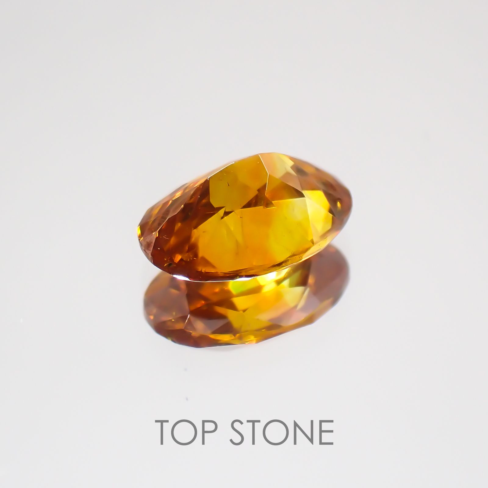 スファレライト スペイン産 ルース 0.98ct[20032047]7.2×5.3mm前後