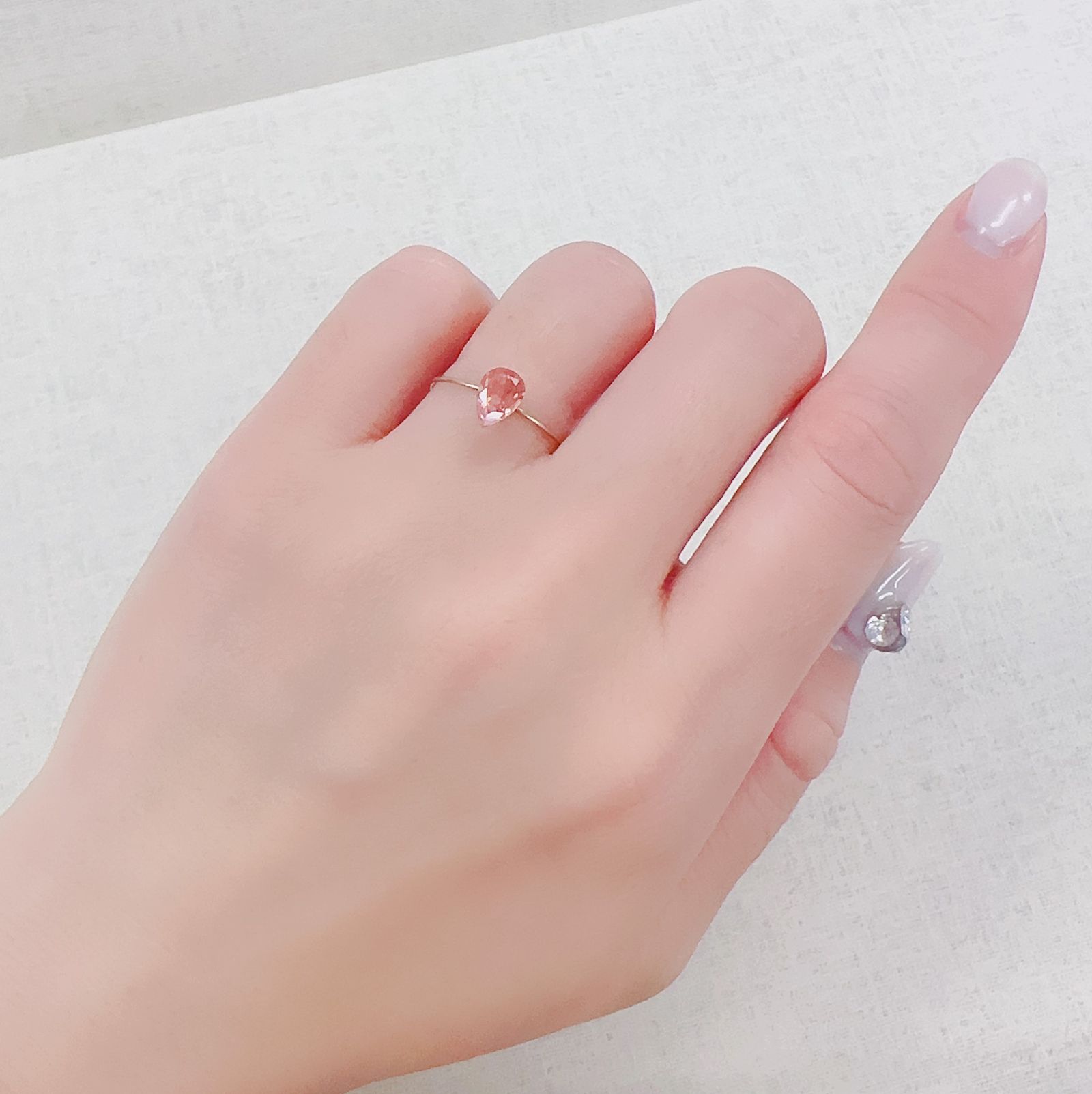 エチオピアサンストーン(宝石名アンデシン・ラブラドライト)エチオピア産 0.75ct 識別済[230321320]7.1x4.8mm前後