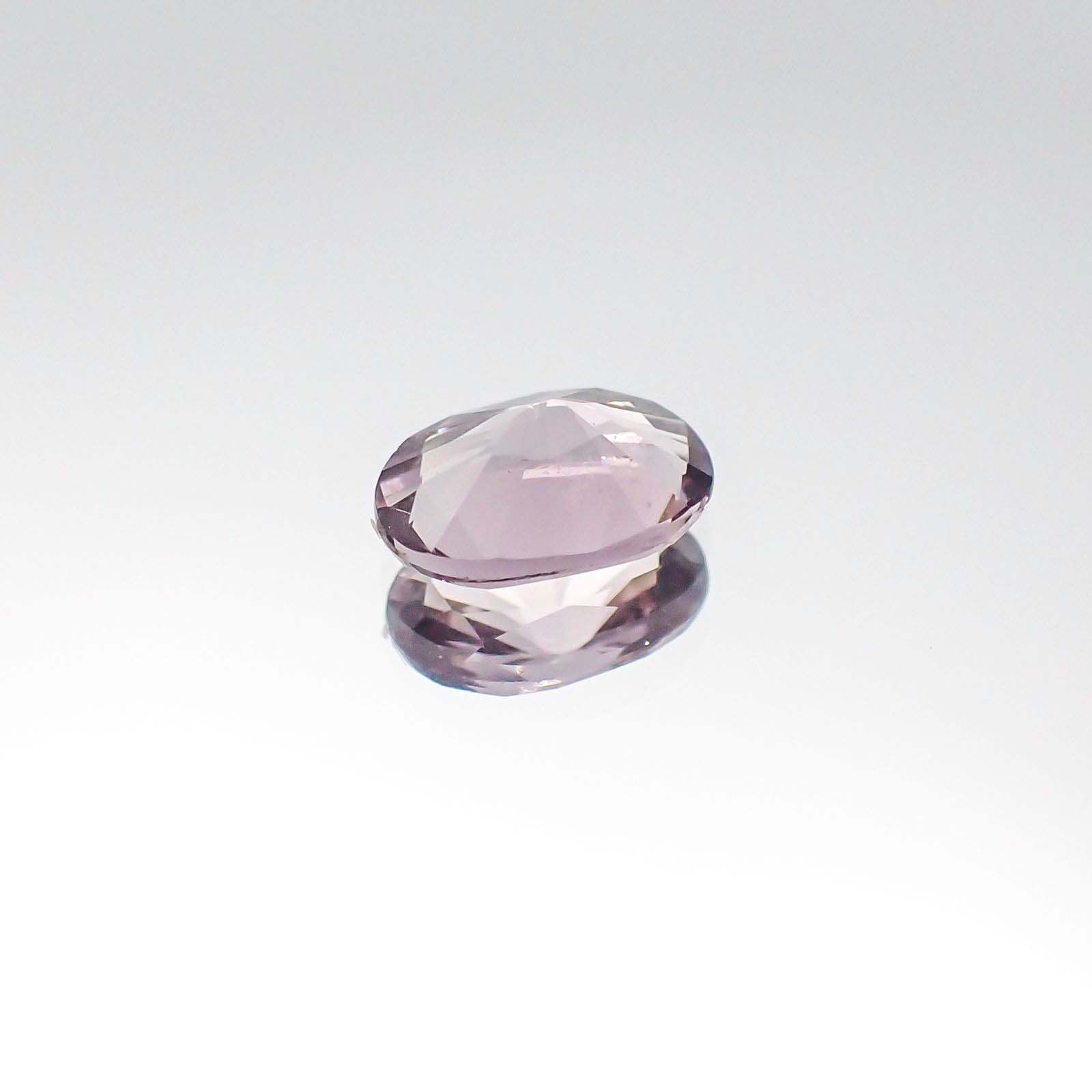 マリアライト(宝石名パープル・スキャポライト)タンザニア産 0.54ct 識別済[230722924]6.9x4.7mm前後