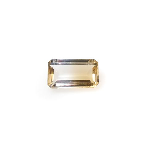 バイカラーシトリン ブラジル・ミナスジェライス州産 3.92ct[240326451]13.1x7.6mm前後