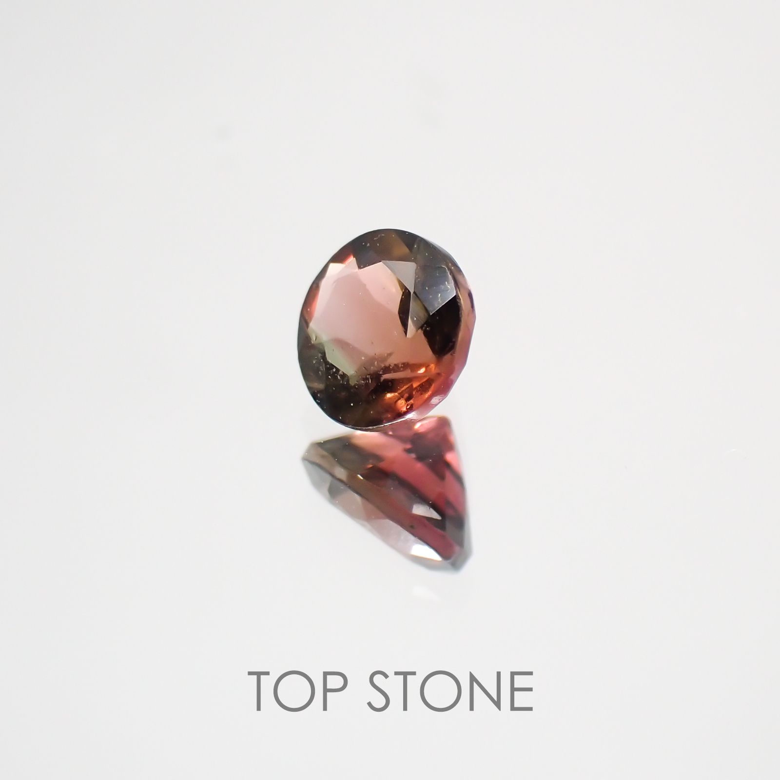 バイカラートルマリン ブラジル・アフリカ産 ルース 0.29ct[210410461]4.1×4mm前後
