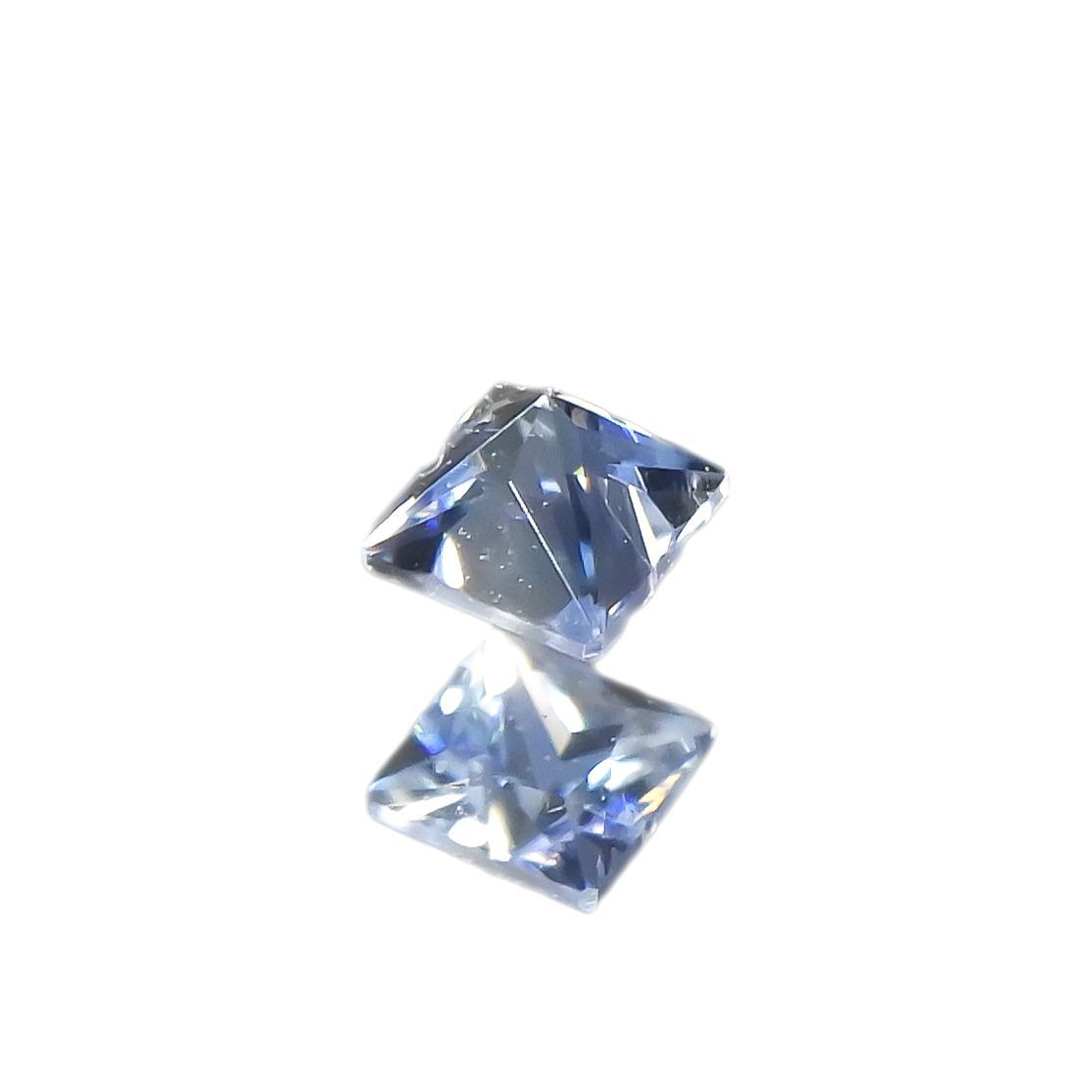 ◇プリンセスカット◇ベニトアイト アメリカ・カリフォルニア州産 0.059ct [221118975]2.1x2mm前後