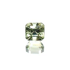 ミントトルマリン(宝石名グリーン・トルマリン) ルワンダ産 1.379ct ソ付(彩珠)[211013635]6.2×5.8mm前後