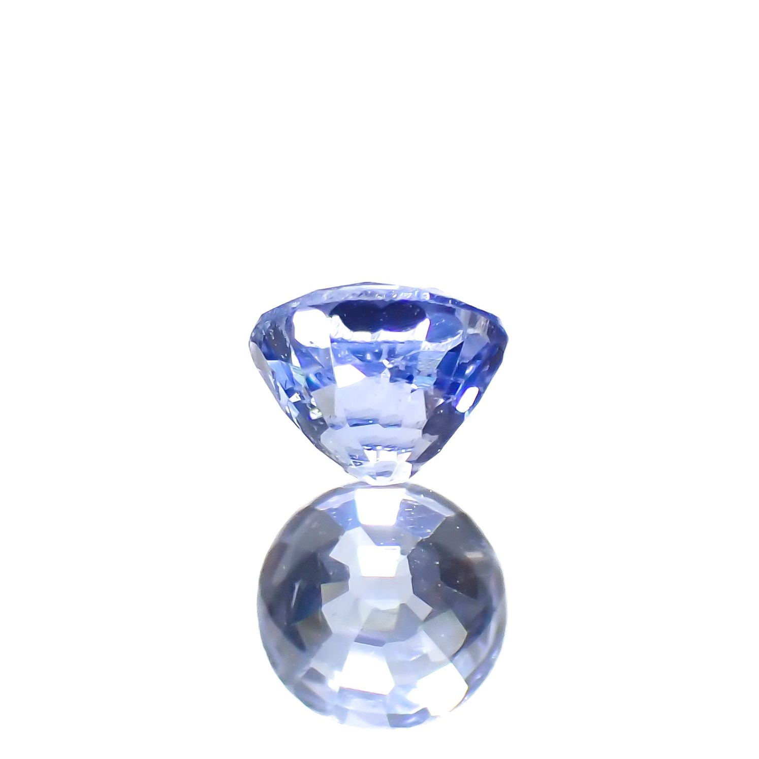 アイスブルーサファイア(宝石名サファイア)スリランカ/マダガスカル産 0.31ct 識別済[230722700]3.7x3.7mm前後