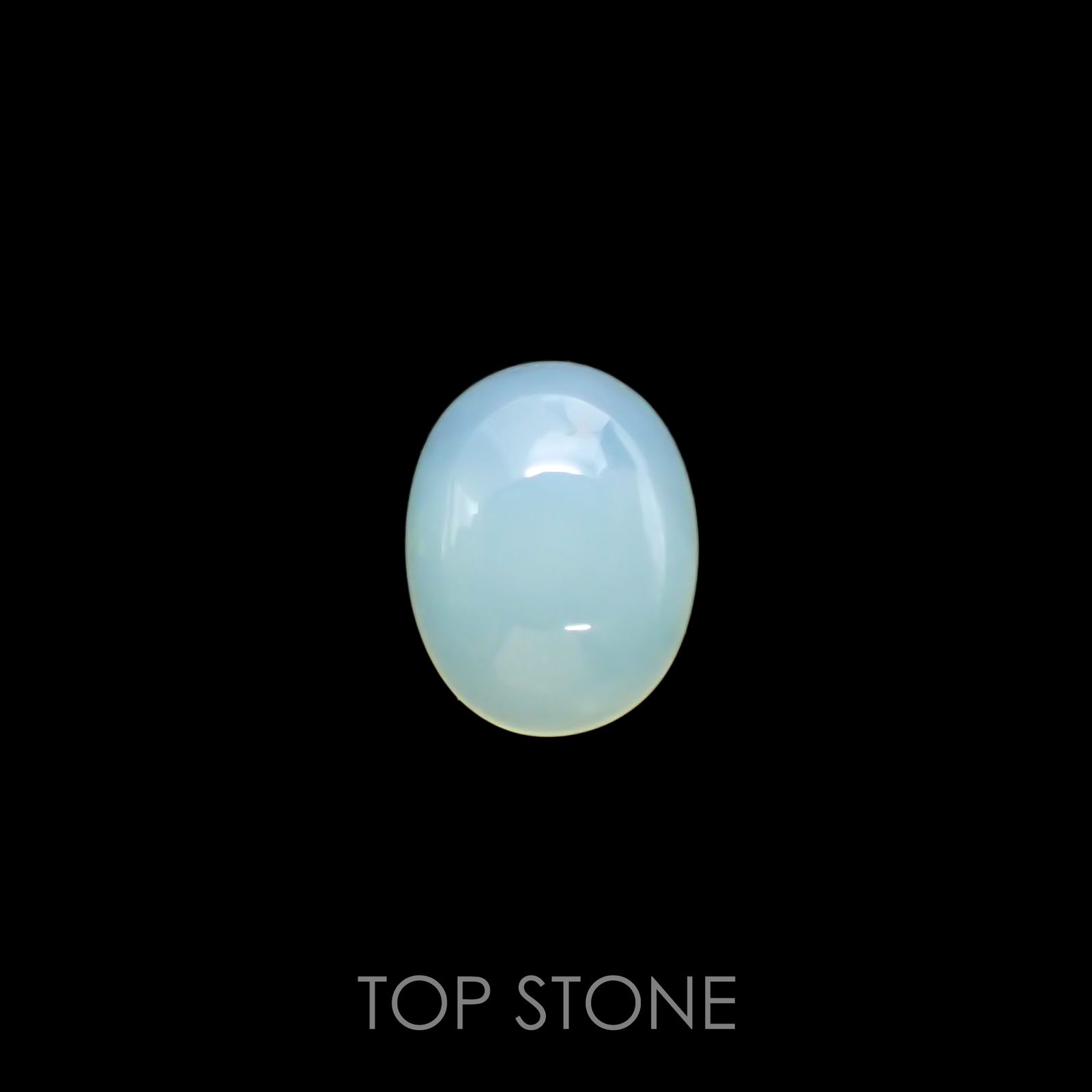 ブルーオパール(宝石名コモンオパール) ペルー産 1.43ct 識別済[21039187]9.1×7.1mm前後