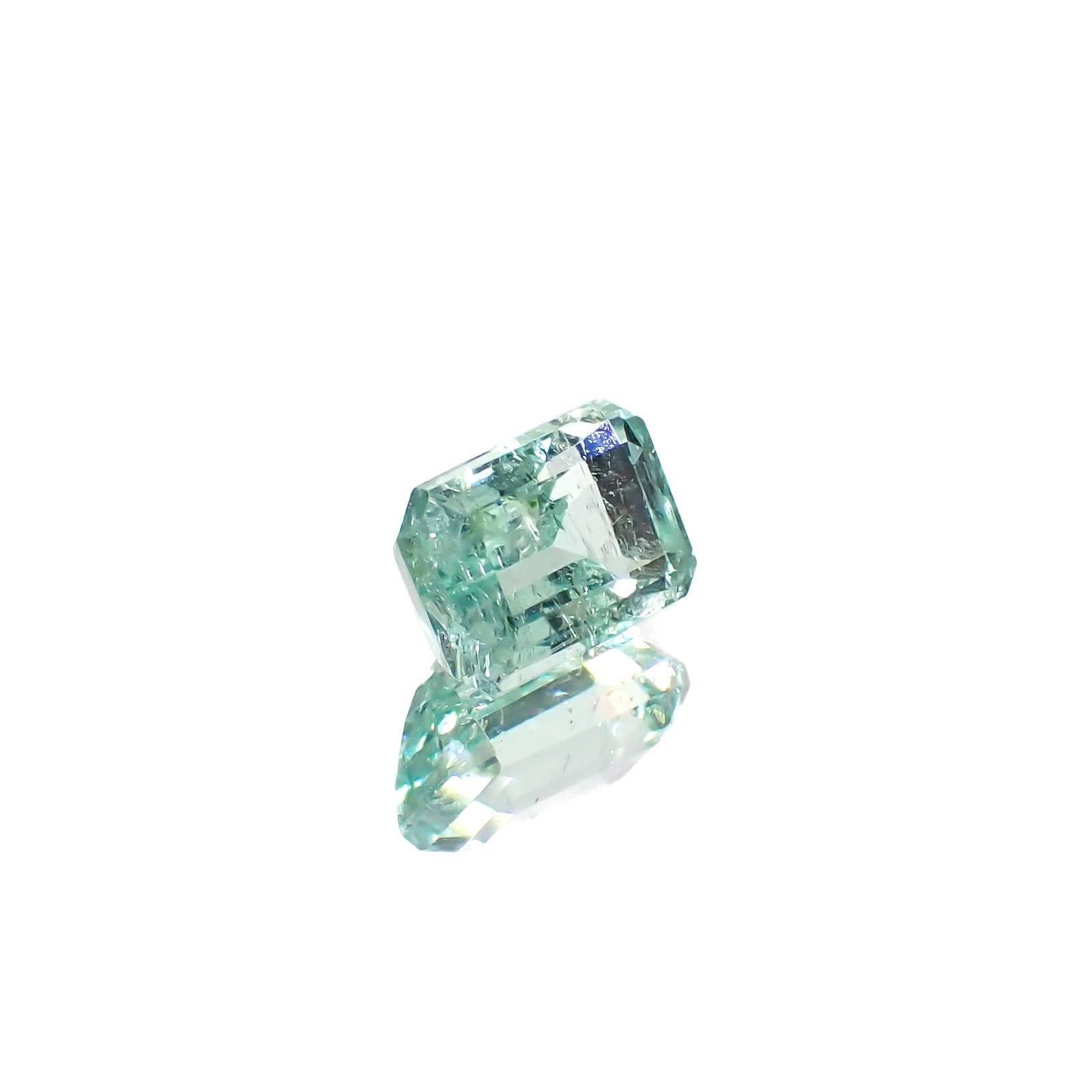 パステルカラーエメラルド コロンビア産 1.12ct[240225963]6.8x4.9mm前後