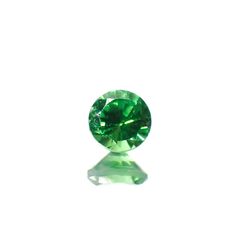 ツァボライト(宝石名グリーン グロッシュラー・ガーネット)タンザニア産 0.15ct 識別済[240226098]3.1x3.1mm前後