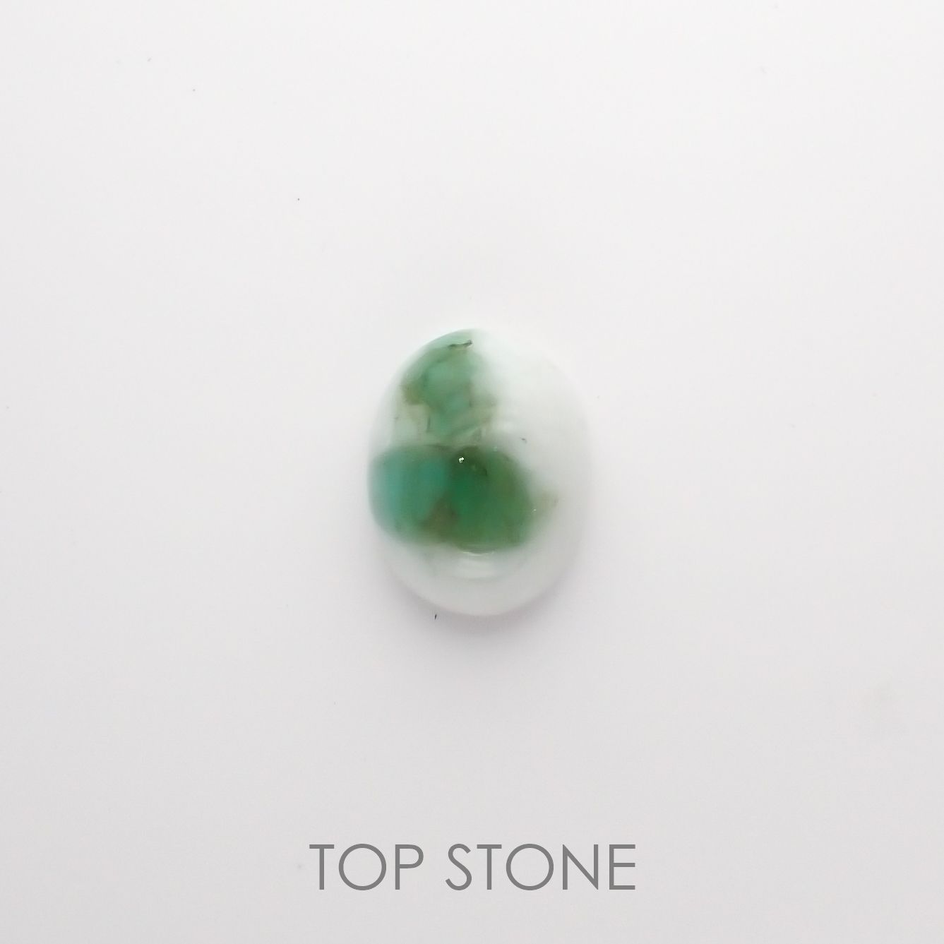 マトリックスエメラルド(エメラルドインクォーツ/フェルドスパー) ブラジル産 5.17ct[210812261]12.8×10mm前後