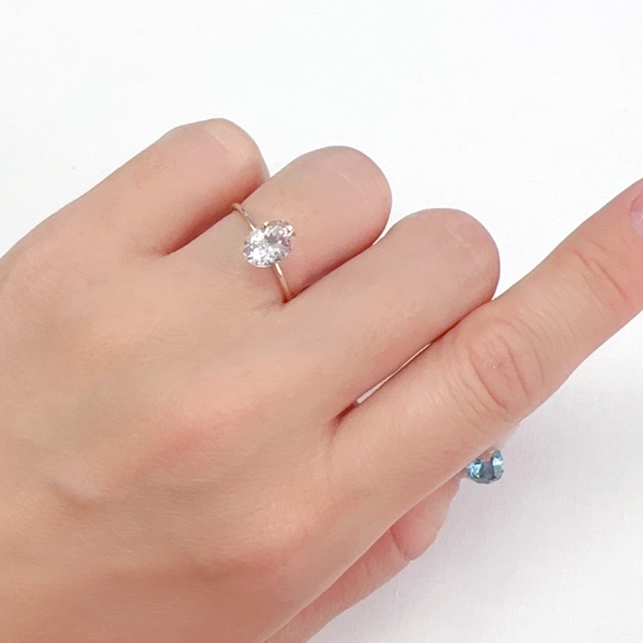モルガナイト ブラジル産 1.08ct[240326777]8.1x6.2mm前後