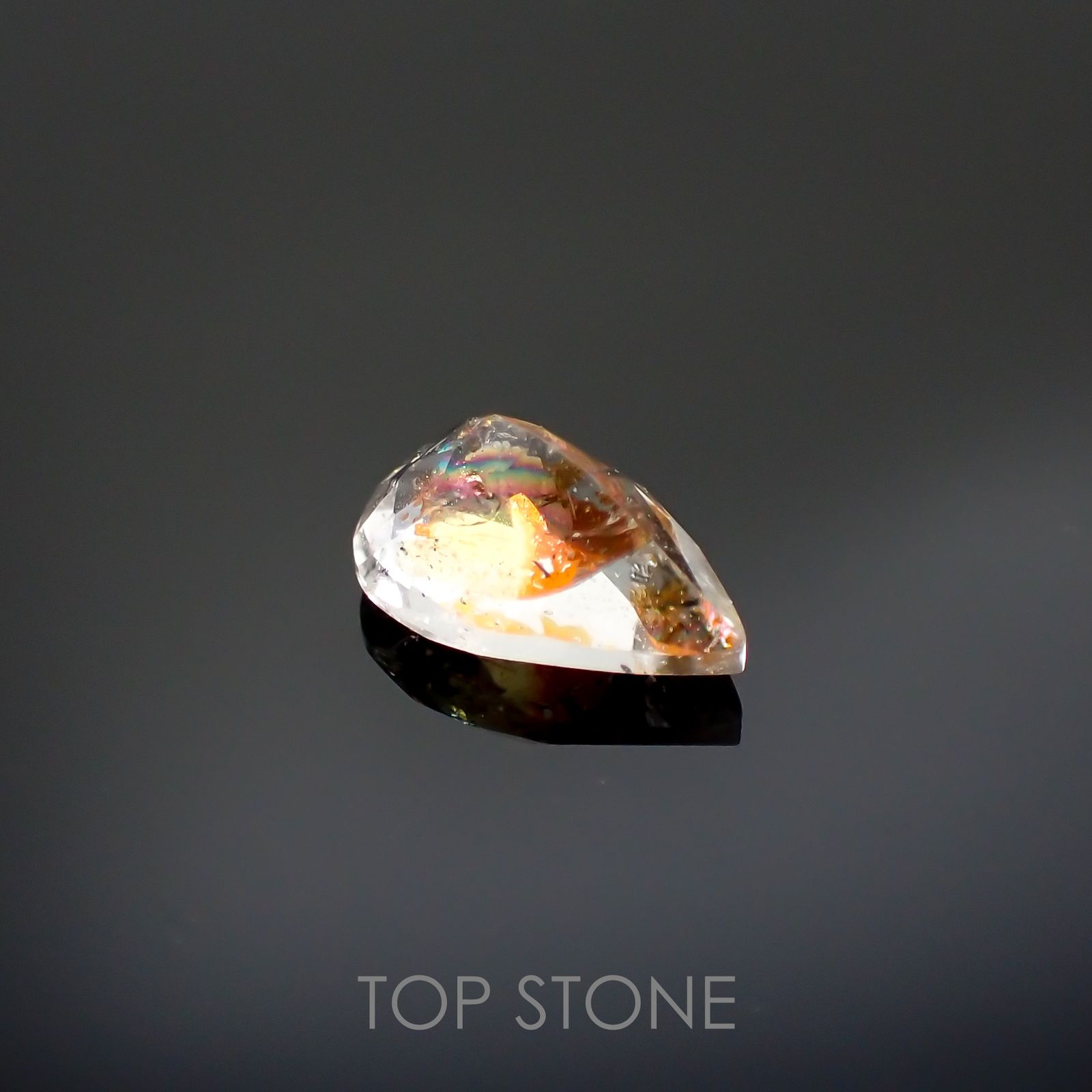 オーロラクォーツ ブラジル・ミナスジェライス産 1.89ct[220114367]10.8x7.2mm前後