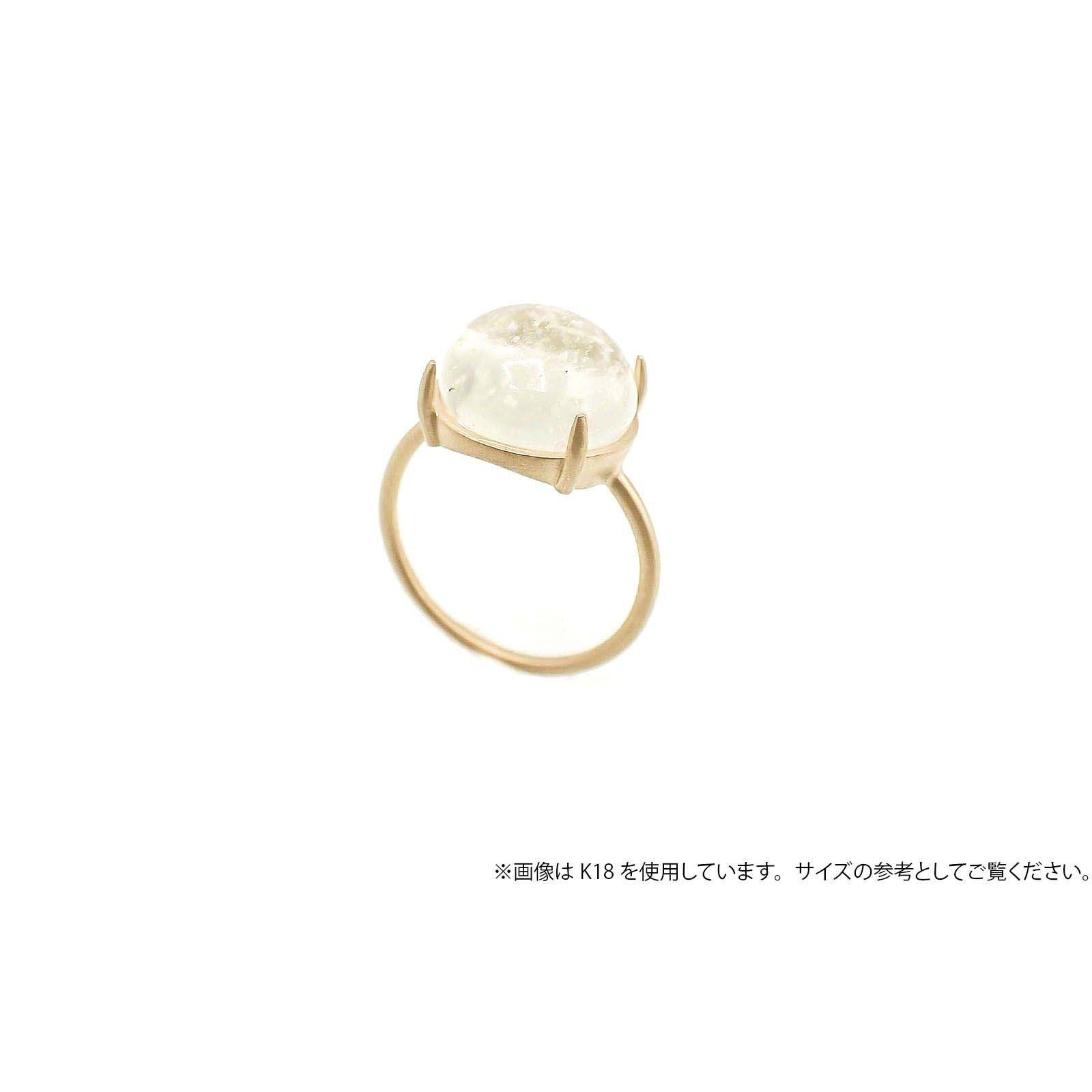 Pt900リング用空枠 ラウンドカボション爪留め 12mm用 つや消し [210913406]