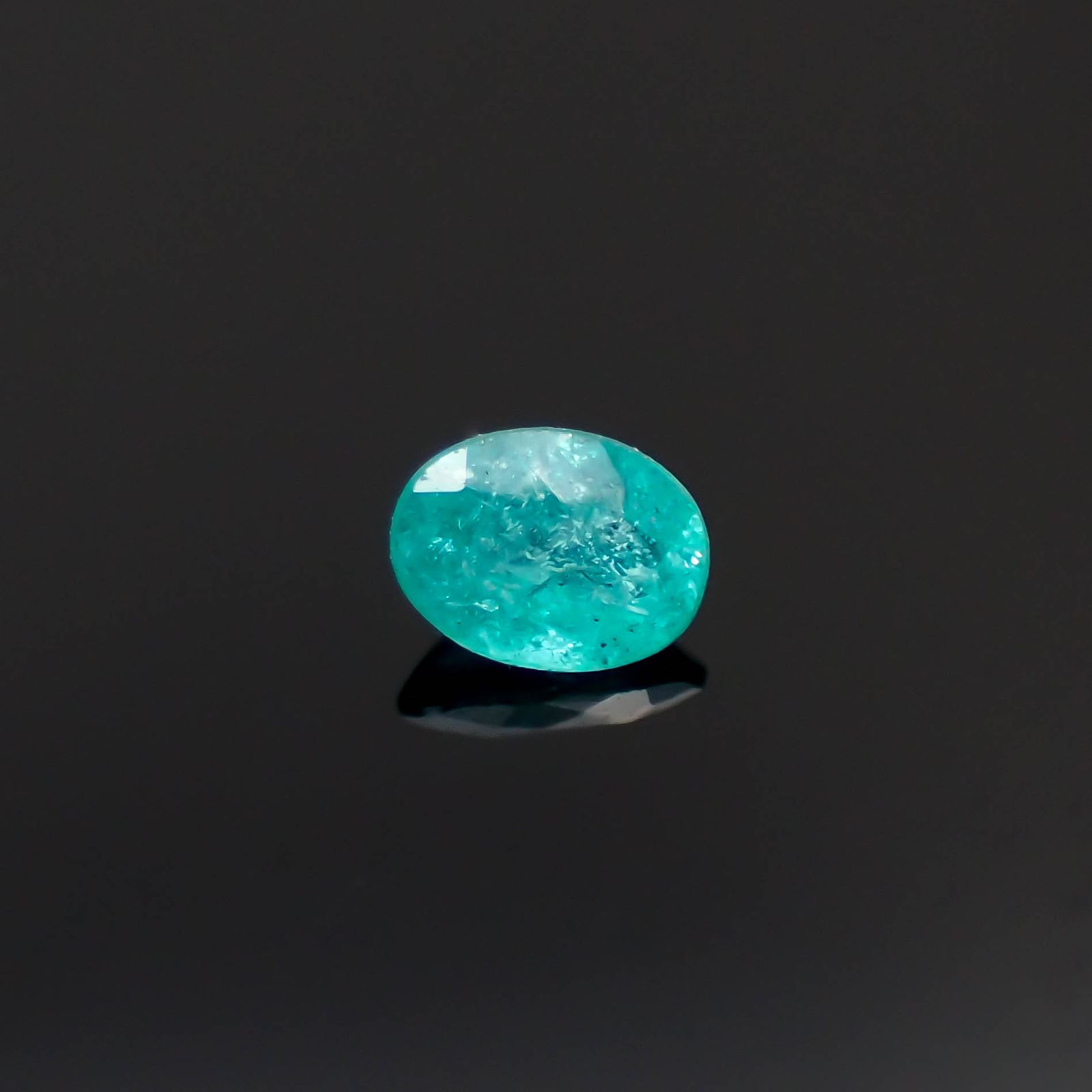 パライバトルマリン ブラジル・パライバ州バターリャ鉱山産 0.078ct[231225250]3.2x2.5mm前後