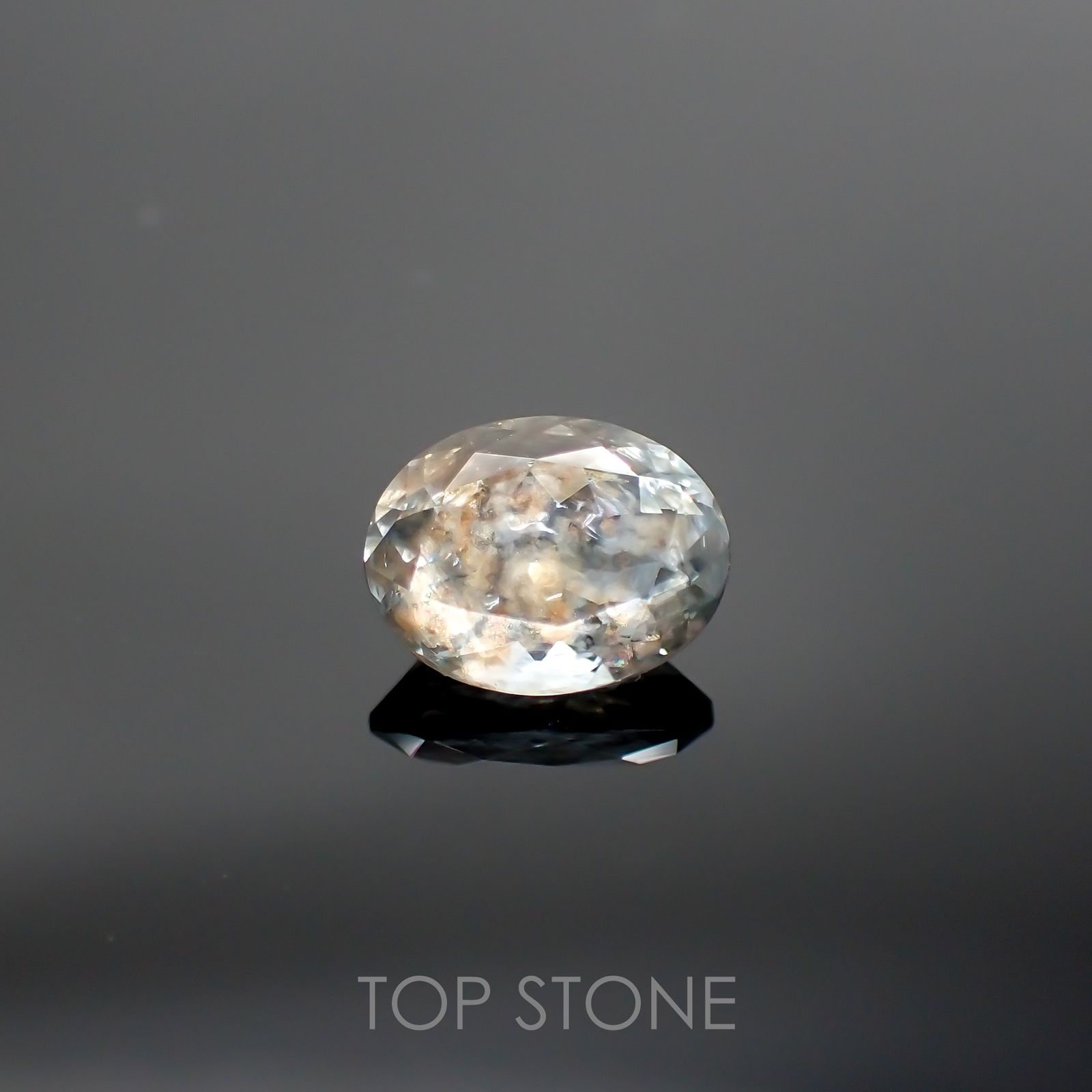 アベンチュリンアクアマリン(宝石名アクアマリン) ナイジェリア産 2.31ct 識別済[210712992]10×7.8mm前後