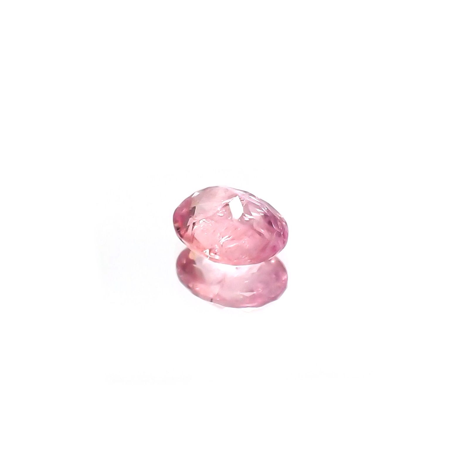 ペツォッタイト(ラズベリル)(宝石名ペツォッタイト) マダガスカル産 0.355ct ソ付(彩珠)[210611205]5.1×4mm前後