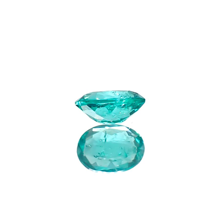 パライバトルマリン ブラジル・パライバ州バターリャ鉱山産 0.15ct [241229545]4x3mm前後