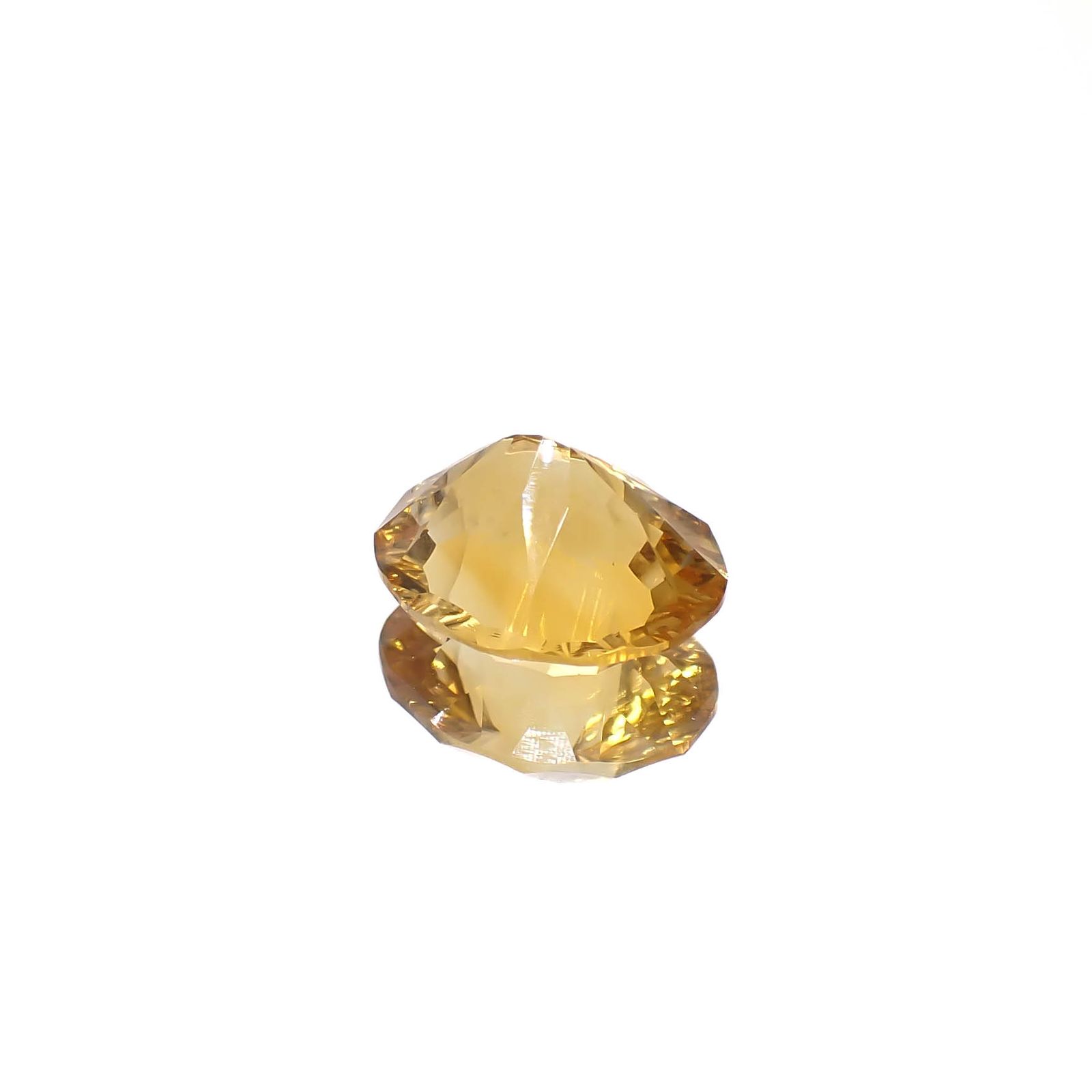 ◇コンケーブカット◇シトリン ブラジル産 2.18ct [241029244]10x8.1mm前後