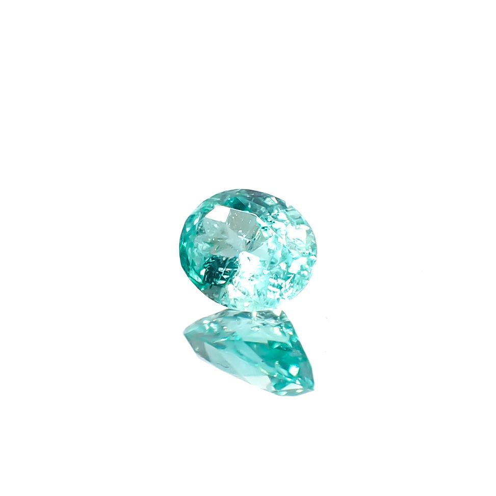 パライバトルマリン ブラジル・キントス鉱山産 0.15ct [241229541]3.9x3mm前後