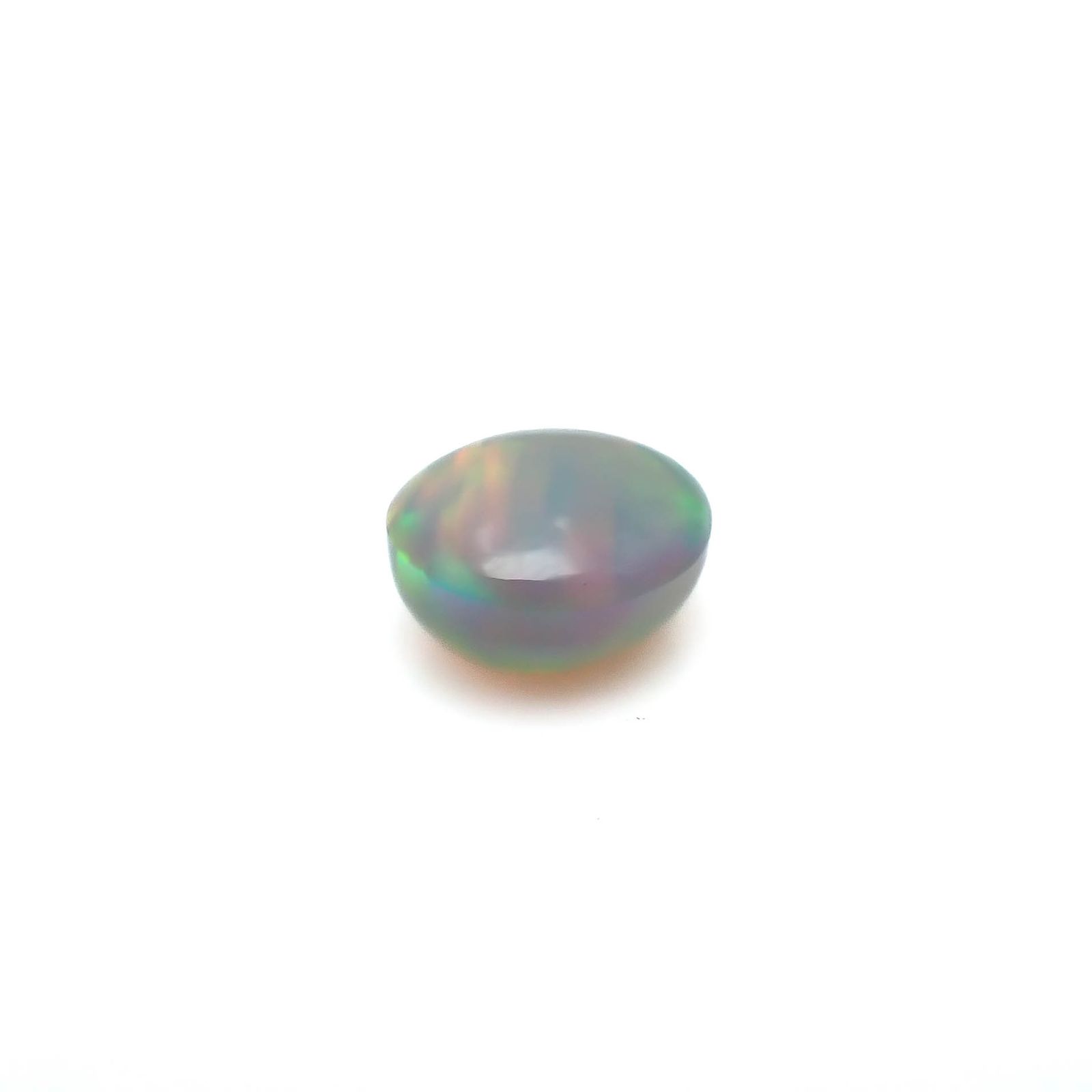 ブラックオパール(宝石名オパール/加熱処理)エチオピア産 6.19ct 識別済[240226260]13x11.7mm前後
